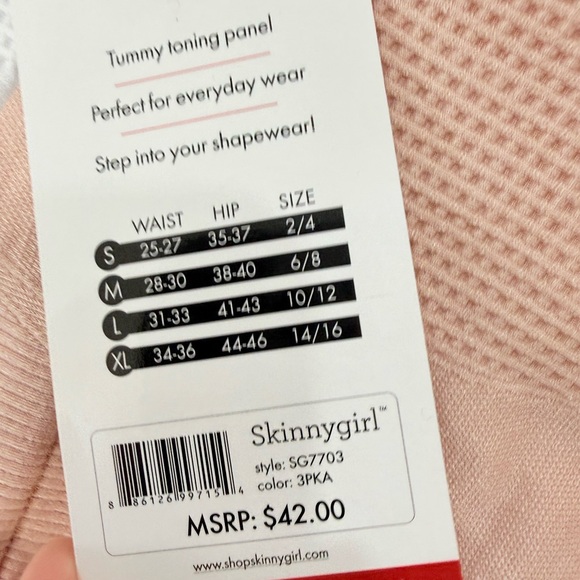 Skinnygirl Shaping Briefs - Nude, White & Black (3-Pack) - Picture 3 of 6